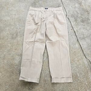 Vtg 90s DOCKERS Classic Fit Plain Straight Leg Pants Slacks 38 x 30 36 x 28 Fit